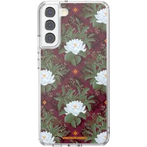 PopSockets Samsung Galaxy S22 Plus Case Compatible with MagSafe, Phone Case for Galaxy S22 Plus, Wireless Charging Compatible – Lush White Lotus