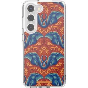 PopSockets Samsung Galaxy S23 Case Compatible with MagSafe, with Magnetic Round Phone Grip Included, Phone Case for Galaxy S23 – Jungle Sweet