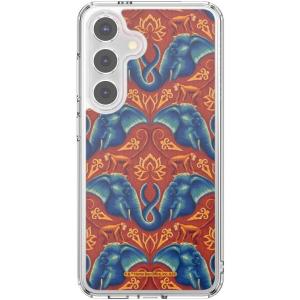 PopSockets Samsung Galaxy S24 Case Compatible with MagSafe, with Magnetic Round Phone Grip Included, Phone Case for Galaxy S24 – Jungle Sweet