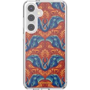 PopSockets Samsung Galaxy S24 Plus Case Compatible with MagSafe, with Magnetic Round Phone Grip Included, Phone Case for Galaxy S24+ – Jungle Sweet