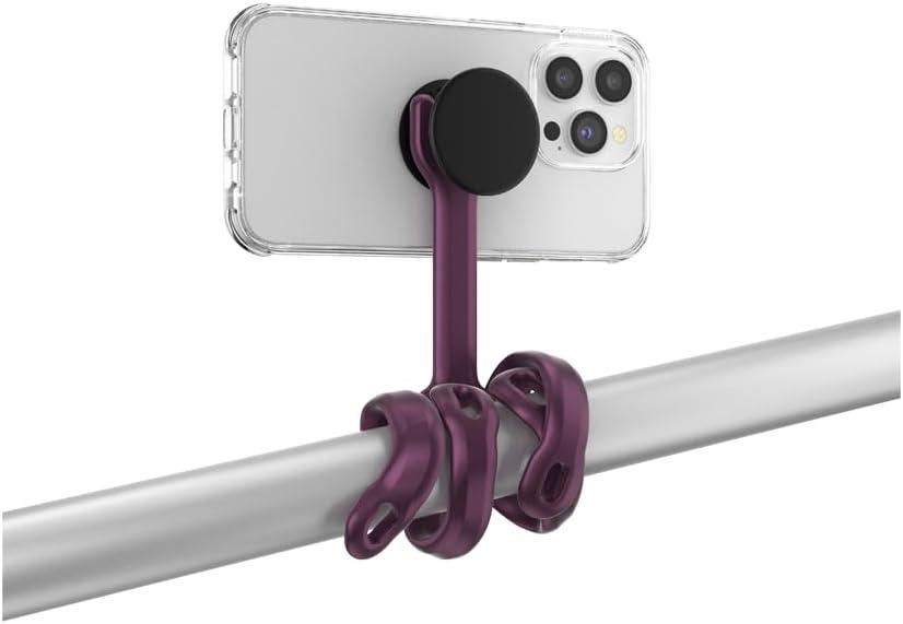 imagePopSockets Flexible Phone Mount amp Stand Phone Tripod Mount Universal Device Stand Into The Woods Chartreuly GITDRed Wine