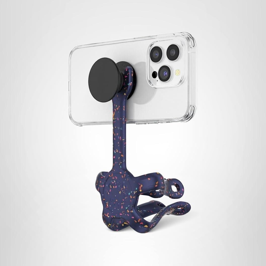 imagePopSockets Flexible Phone Mount amp Stand Phone Tripod Mount Universal Device Stand Into The Woods Chartreuly GITDSunburst Flower