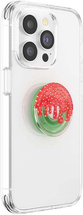 imagePopSockets Phone Grip with Expanding Kickstand Adhesive Grip Jelly KiwiStrawberry Drip