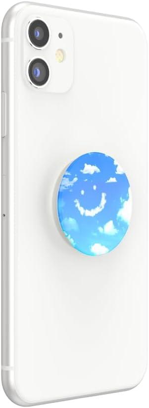 imagePopSockets Phone Grip with Expanding Kickstand Adhesive Grip Monstera DeliciosaBlue Skies