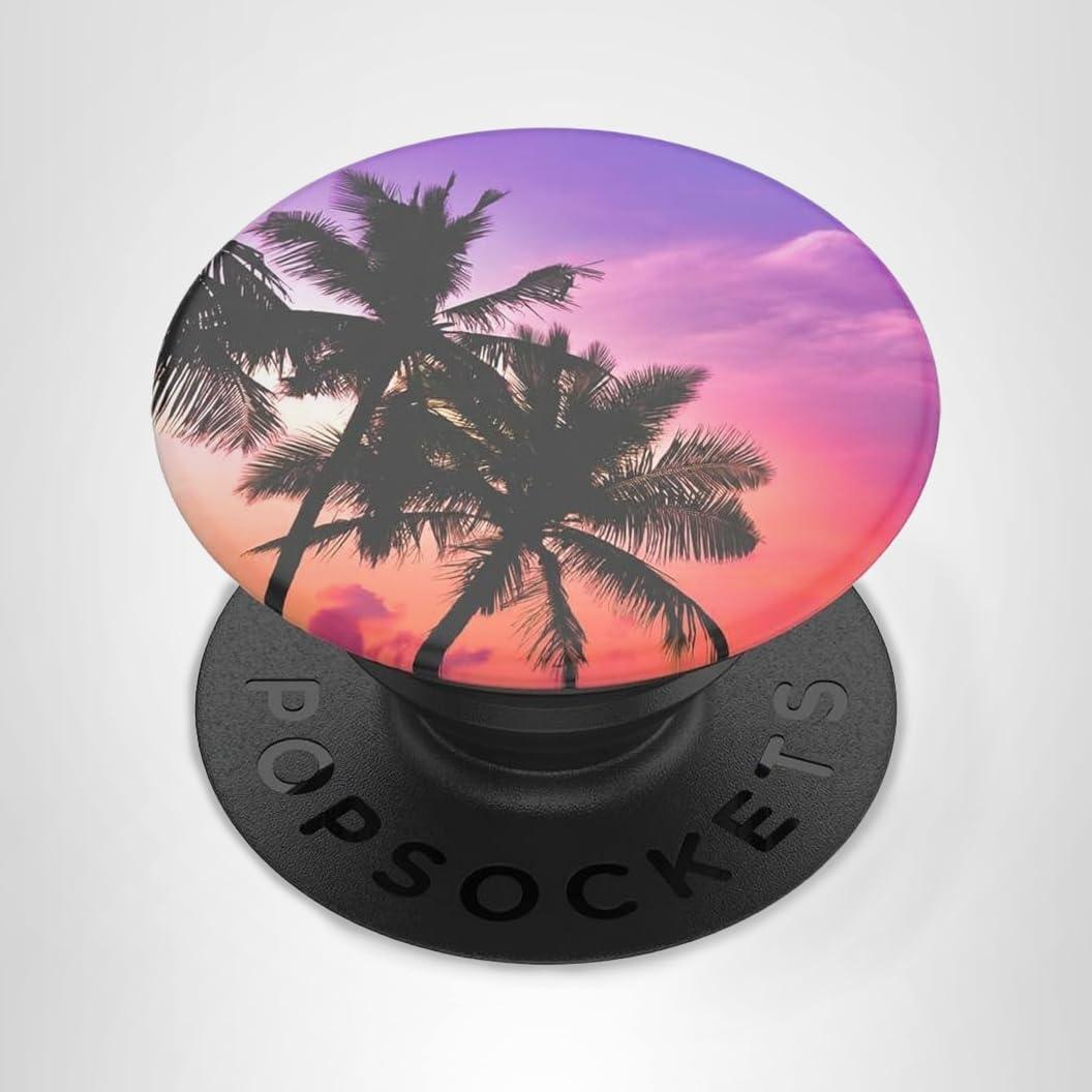 imagePopSockets Phone Grip with Expanding Kickstand Adhesive Grip Monstera DeliciosaLa La Land