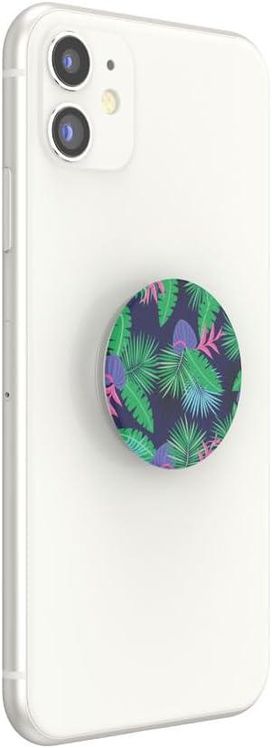imagePopSockets Phone Grip with Expanding Kickstand Adhesive Grip Monstera DeliciosaMiami Nights
