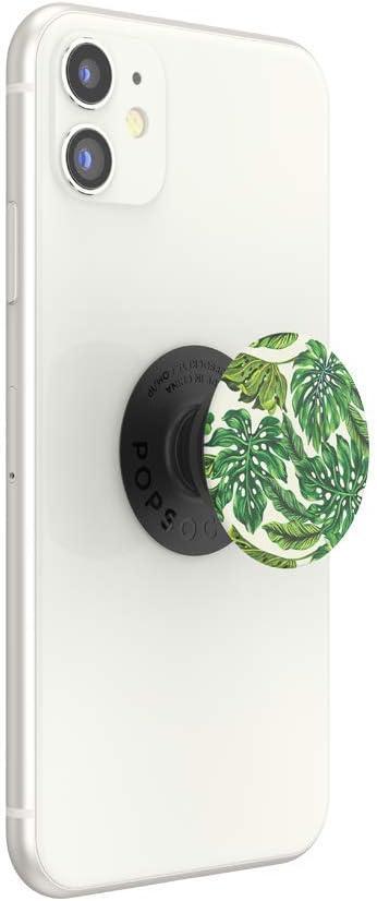 imagePopSockets Phone Grip with Expanding Kickstand Adhesive Grip Monstera DeliciosaMonstera