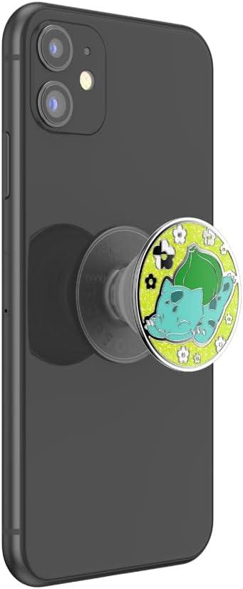 imagePopSockets Phone Grip with Expanding Kickstand Adhesive Grip Enamel Pokemon Bulbasaur NapBulbasaur Nap