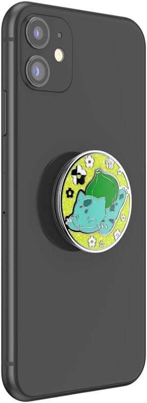 imagePopSockets Phone Grip with Expanding Kickstand Adhesive Grip Enamel Pokemon Bulbasaur NapBulbasaur Nap