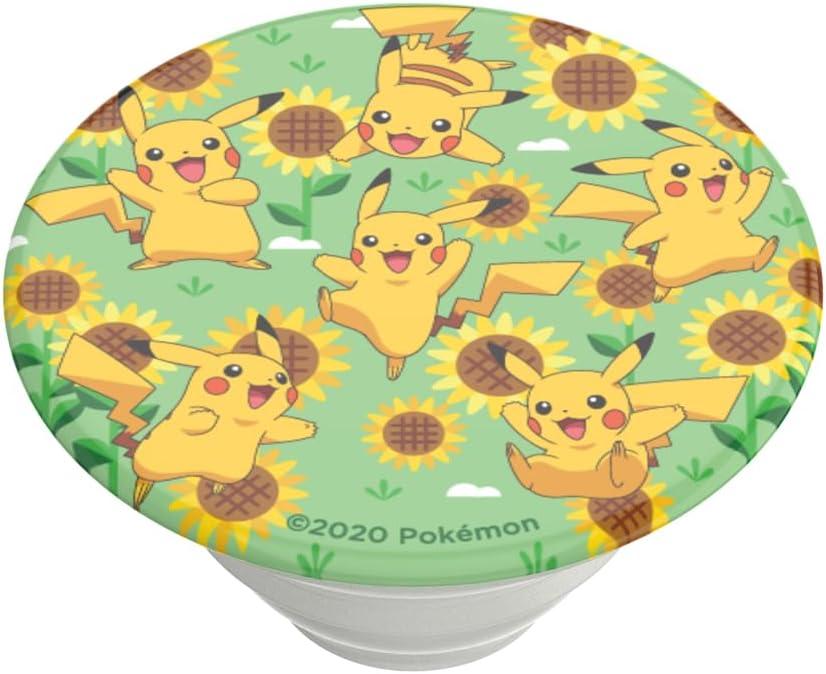 imagePopSockets Phone Grip with Expanding Kickstand Adhesive Grip Enamel Pokemon Bulbasaur NapPikachu Pattern