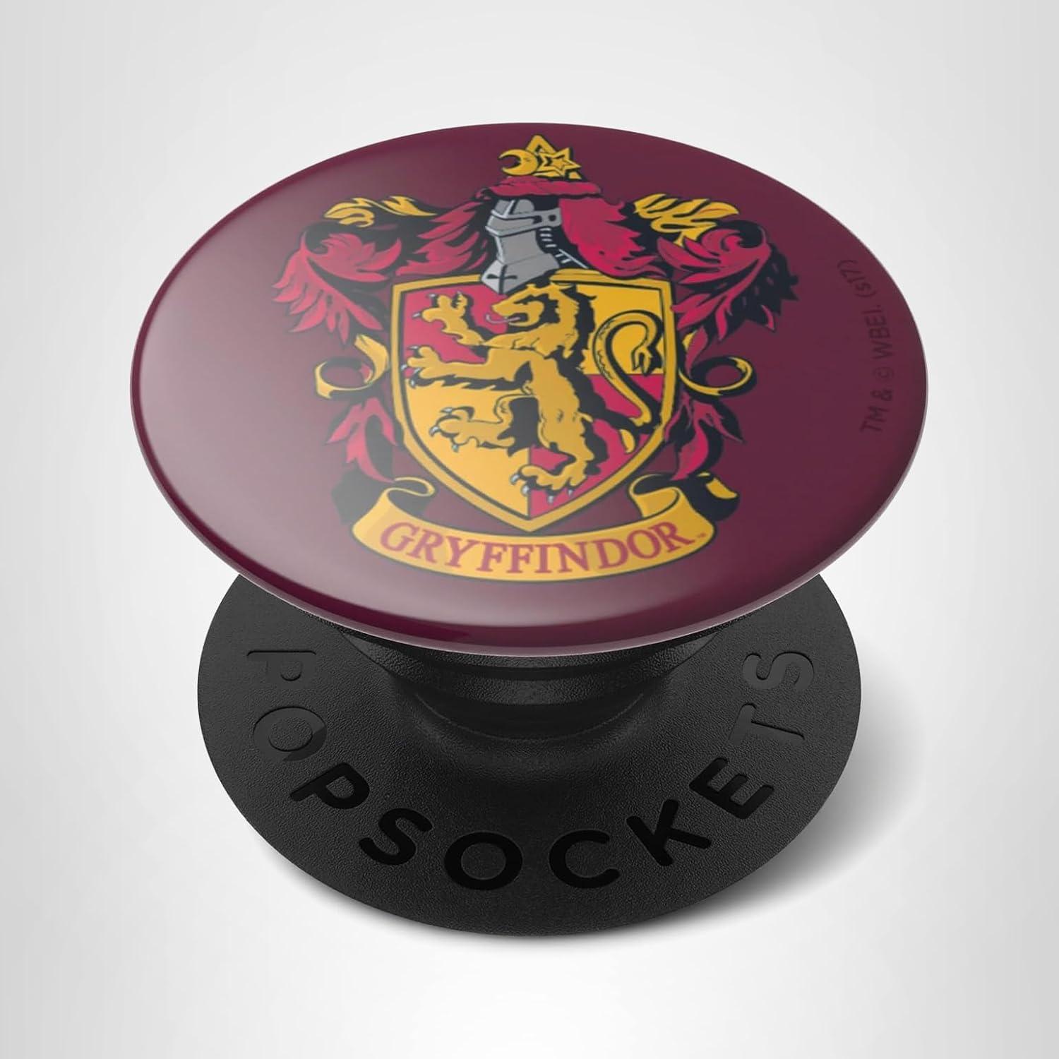 imagePopSockets Phone Grip with Expanding Kickstand Adhesive Grip Harry Potter Slytherin Floral CrestGryffindor