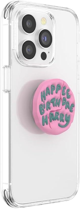 imagePopSockets Phone Grip with Expanding Kickstand Adhesive Grip Harry Potter Slytherin Floral CrestHappy Birthday Harry