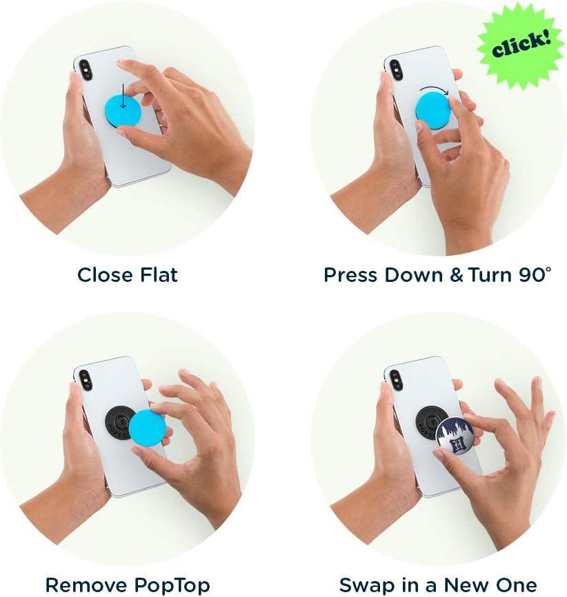 imagePopSockets Phone Grip with Expanding Kickstand Adhesive Grip Harry Potter Slytherin Floral CrestHogwarts