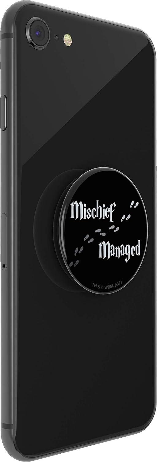 imagePopSockets Phone Grip with Expanding Kickstand Adhesive Grip Harry Potter Slytherin Floral CrestMischief