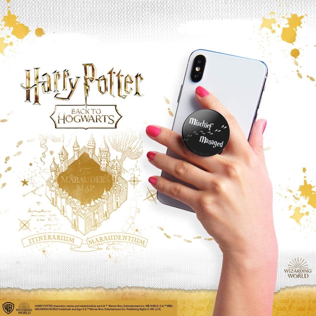 imagePopSockets Phone Grip with Expanding Kickstand Adhesive Grip Harry Potter Slytherin Floral CrestMischief