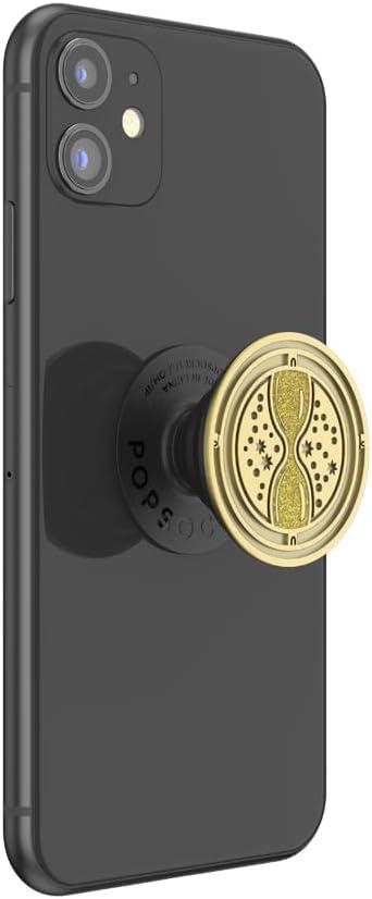 imagePopSockets Phone Grip with Expanding Kickstand Adhesive Grip Harry Potter Slytherin Floral CrestTime Turner