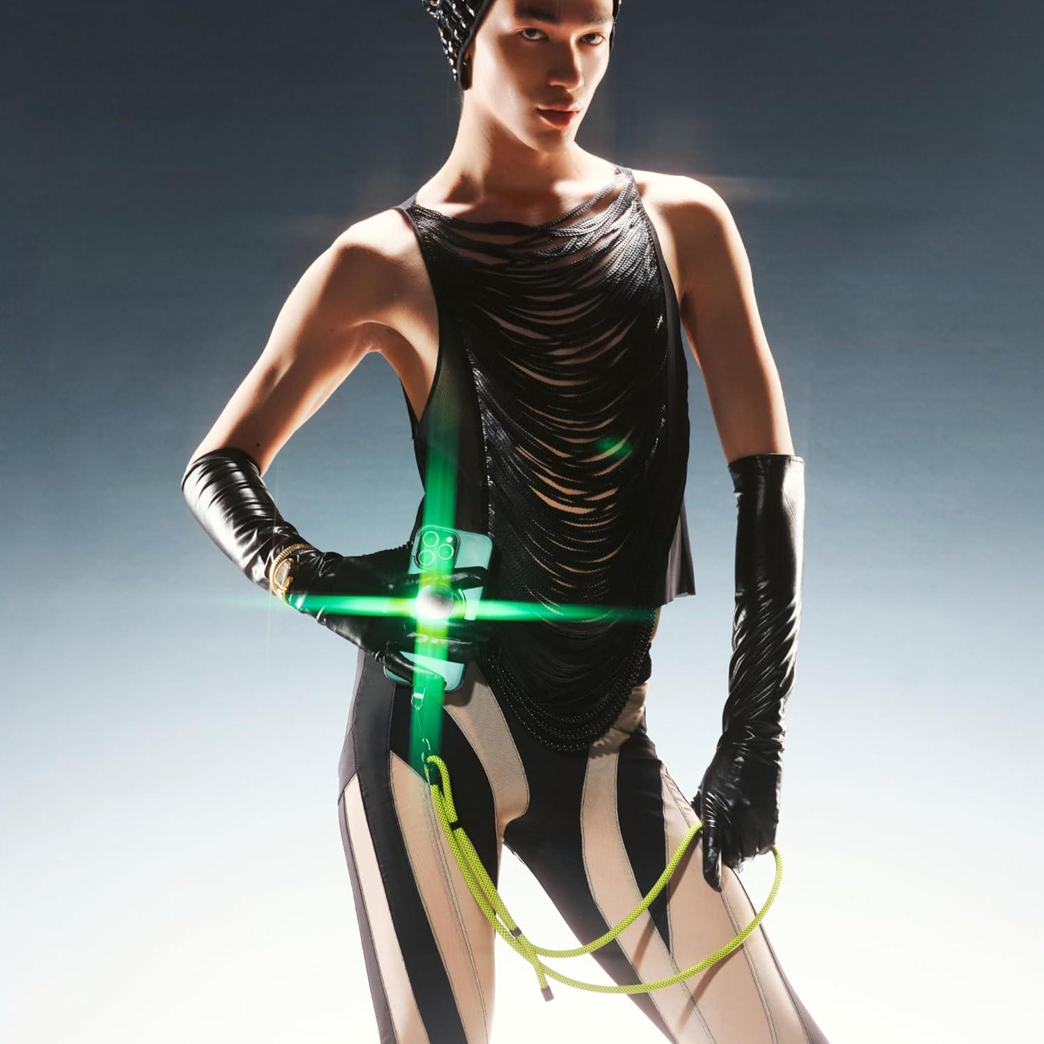 imagePopSockets Phone Lanyard Phone Holder Crossbody Device Strap King Cobra CobaltAbsinthe