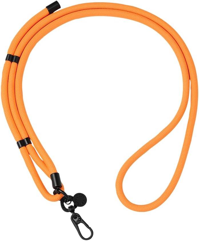 imagePopSockets Phone Lanyard Phone Holder Crossbody Device Strap King Cobra CobaltSafety Orange
