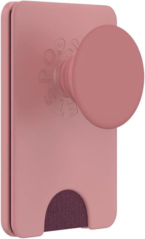 imagePopSockets Phone Wallet with Expanding Grip and Adapter Ring for MagSafe Phone Card Holder Wireless Charging Compatible Wallet Compatible with MagSafe FatigueClay