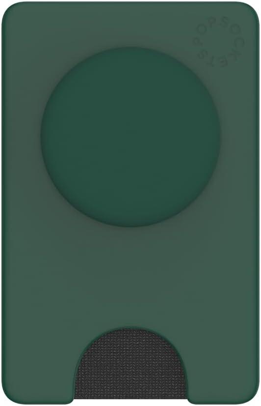 imagePopSockets Phone Wallet with Expanding Grip and Adapter Ring for MagSafe Phone Card Holder Wireless Charging Compatible Wallet Compatible with MagSafe FatigueFresh Pine