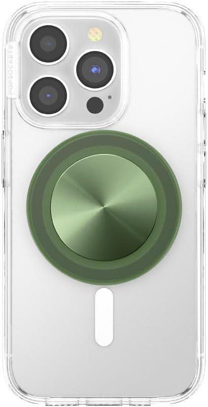 imagePopSockets Translucent Phone Grip with Expanding Kickstand PopSockets for Phone Adhesive Grip Translucent PopGrip Into The Woods Molded Flower Fresh PineRadial Olive