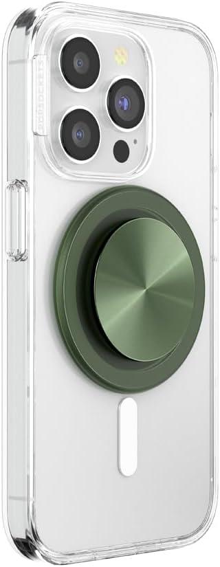 imagePopSockets Translucent Phone Grip with Expanding Kickstand PopSockets for Phone Adhesive Grip Translucent PopGrip Into The Woods Molded Flower Fresh PineRadial Olive