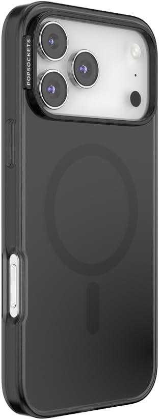 imagePopSockets iPhone 15 Pro Max Case Compatible with MagSafe Phone Case for iPhone 15 Pro Max Wireless Charging Compatible Case Only TurquoiseBlack Transluscent