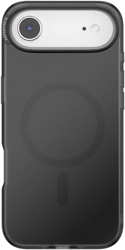 imagePopSockets iPhone 15 Pro Max Case Compatible with MagSafe Phone Case for iPhone 15 Pro Max Wireless Charging Compatible Case Only TurquoiseBlack Transluscent