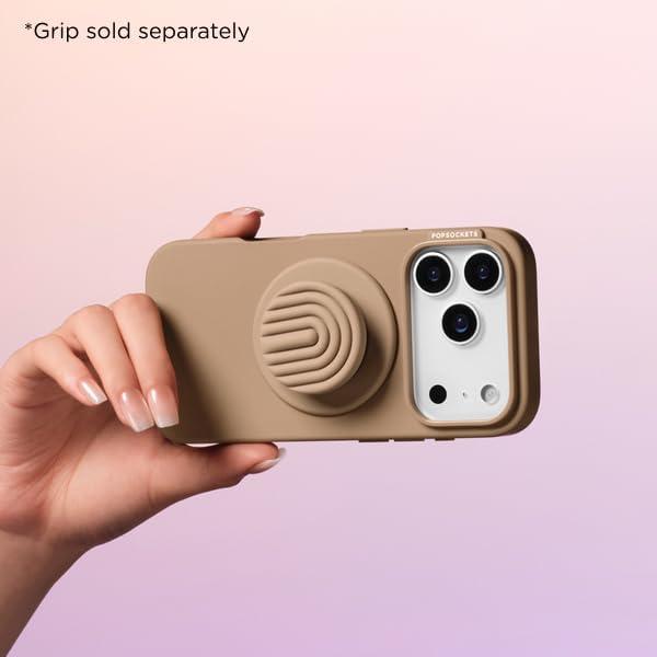 imagePopSockets iPhone 15 Pro Max Case Compatible with MagSafe Phone Case for iPhone 15 Pro Max Wireless Charging Compatible Case Only TurquoiseLatte