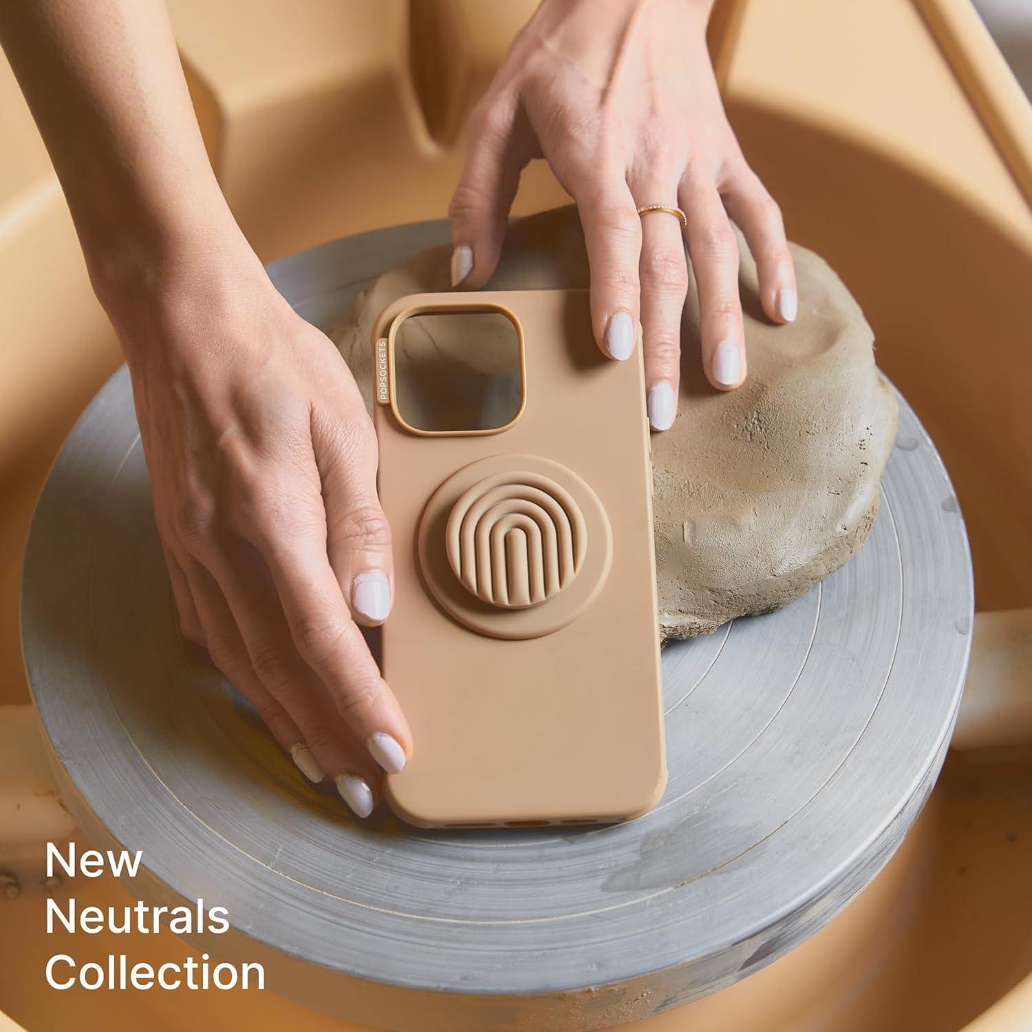 imagePopSockets iPhone 15 Pro Max Case Compatible with MagSafe Phone Case for iPhone 15 Pro Max Wireless Charging Compatible Case Only TurquoiseLatte