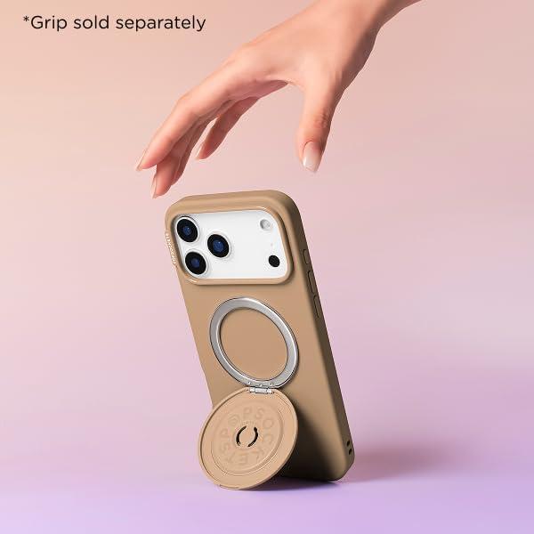 imagePopSockets iPhone 15 Pro Max Case Compatible with MagSafe Phone Case for iPhone 15 Pro Max Wireless Charging Compatible Case Only TurquoiseLatte