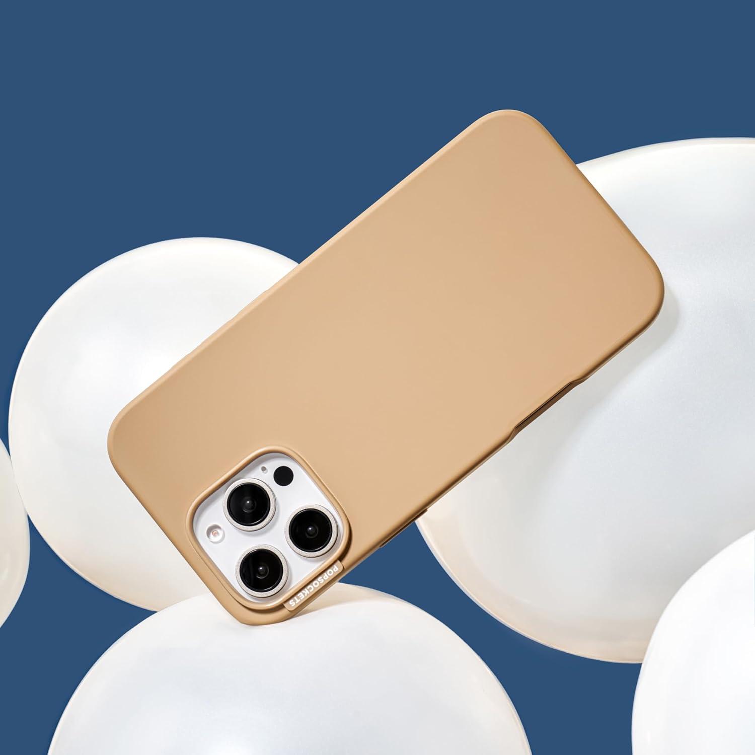 imagePopSockets iPhone 15 Pro Max Case Compatible with MagSafe Phone Case for iPhone 15 Pro Max Wireless Charging Compatible Case Only TurquoiseLatte