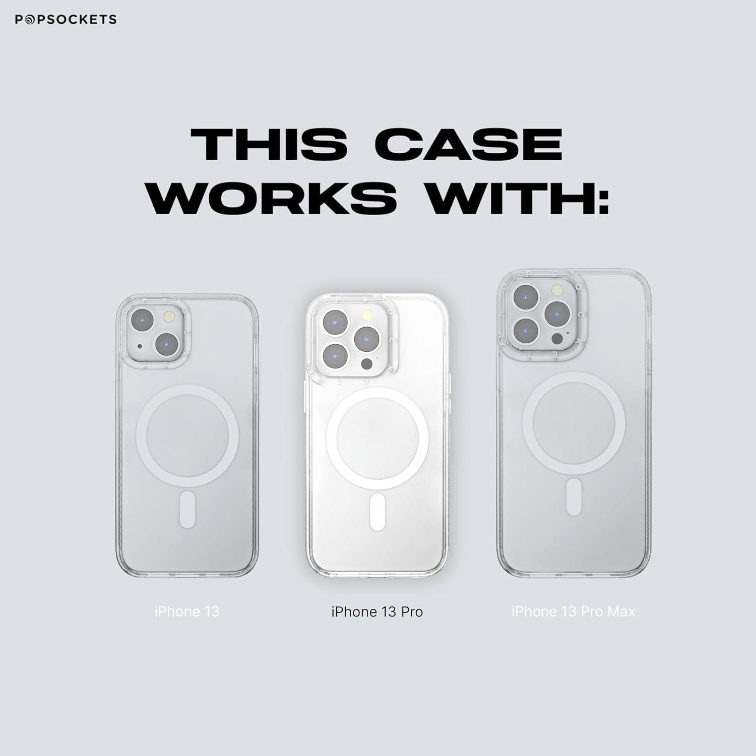 imagePopSockets iPhone 15 Pro Max Case Compatible with MagSafe Phone Case for iPhone 15 Pro Max Wireless Charging Compatible Case Only TurquoiseMist