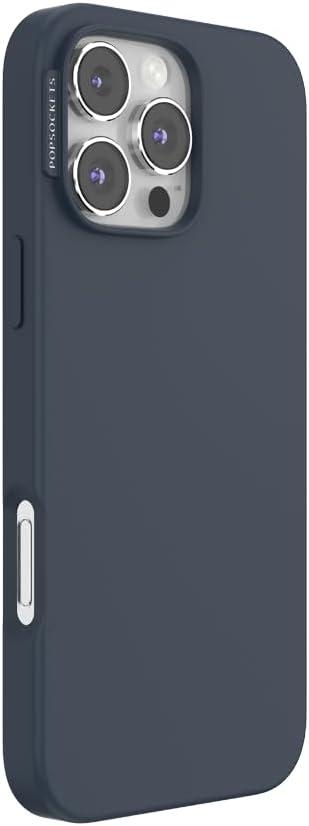 imagePopSockets iPhone 15 Pro Max Case Compatible with MagSafe Phone Case for iPhone 15 Pro Max Wireless Charging Compatible Case Only TurquoiseNavy