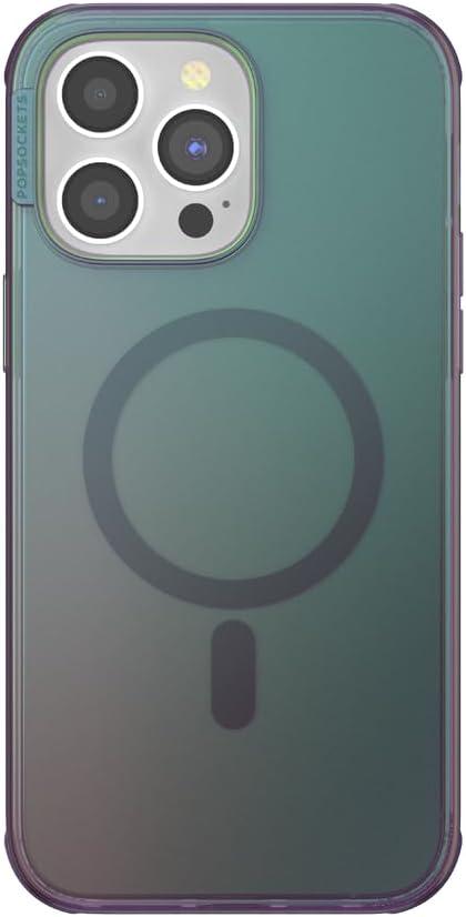 imagePopSockets iPhone 15 Pro Max Case Compatible with MagSafe Phone Case for iPhone 15 Pro Max Wireless Charging Compatible Case Only TurquoiseNightshade