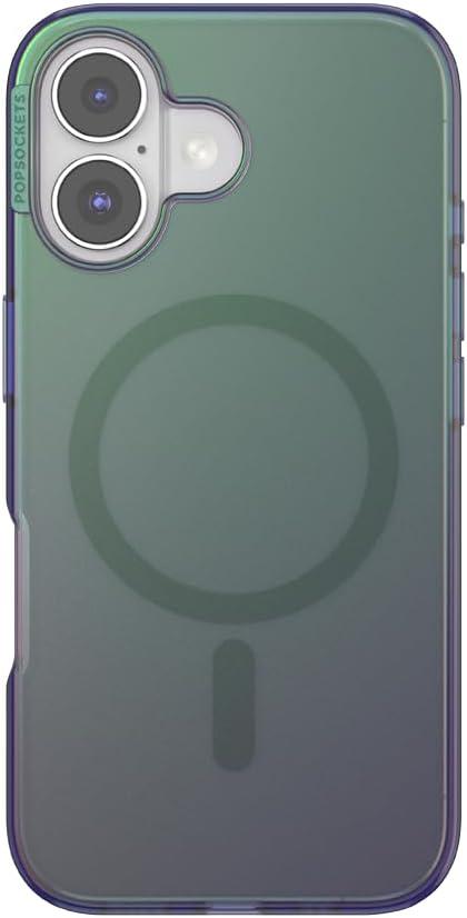 imagePopSockets iPhone 15 Pro Max Case Compatible with MagSafe Phone Case for iPhone 15 Pro Max Wireless Charging Compatible Case Only TurquoiseNightshade