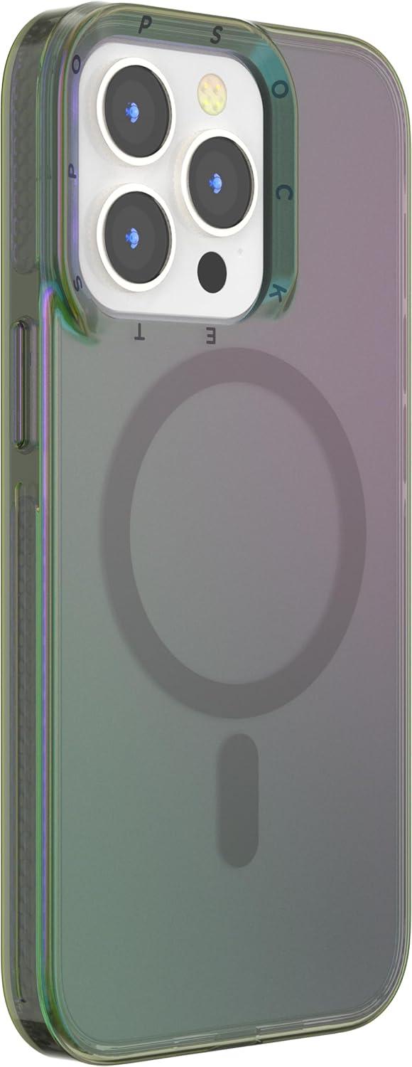 imagePopSockets iPhone 15 Pro Max Case Compatible with MagSafe Phone Case for iPhone 15 Pro Max Wireless Charging Compatible Case Only TurquoiseNightshade