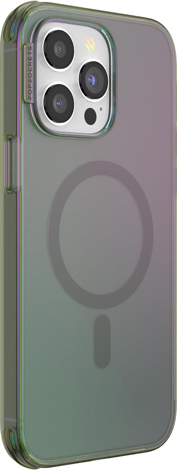 imagePopSockets iPhone 15 Pro Max Case Compatible with MagSafe Phone Case for iPhone 15 Pro Max Wireless Charging Compatible Case Only TurquoiseNightshade