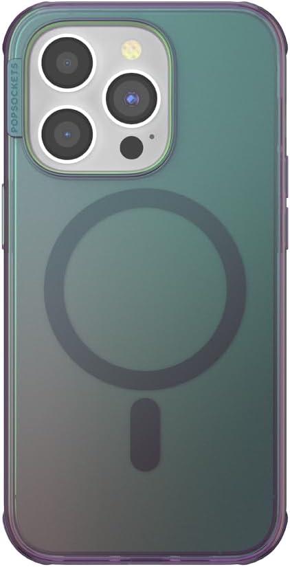 imagePopSockets iPhone 15 Pro Max Case Compatible with MagSafe Phone Case for iPhone 15 Pro Max Wireless Charging Compatible Case Only TurquoiseNightshade