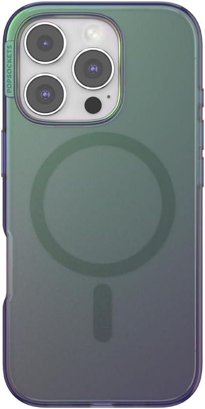 imagePopSockets iPhone 15 Pro Max Case Compatible with MagSafe Phone Case for iPhone 15 Pro Max Wireless Charging Compatible Case Only TurquoiseNightshade