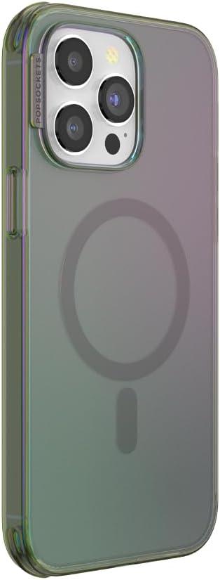 imagePopSockets iPhone 15 Pro Max Case Compatible with MagSafe Phone Case for iPhone 15 Pro Max Wireless Charging Compatible Case Only TurquoiseNightshade