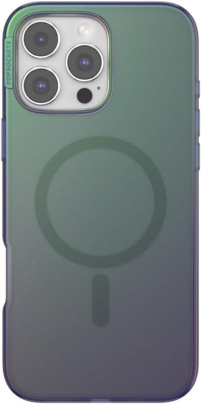 imagePopSockets iPhone 15 Pro Max Case Compatible with MagSafe Phone Case for iPhone 15 Pro Max Wireless Charging Compatible Case Only TurquoiseNightshade