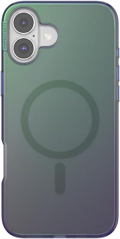 imagePopSockets iPhone 15 Pro Max Case Compatible with MagSafe Phone Case for iPhone 15 Pro Max Wireless Charging Compatible Case Only TurquoiseNightshade