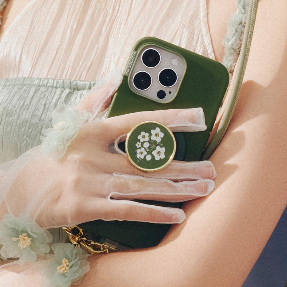 imagePopSockets iPhone 15 Pro Max Case Compatible with MagSafe Phone Case for iPhone 15 Pro Max Wireless Charging Compatible Case Only TurquoiseOlive