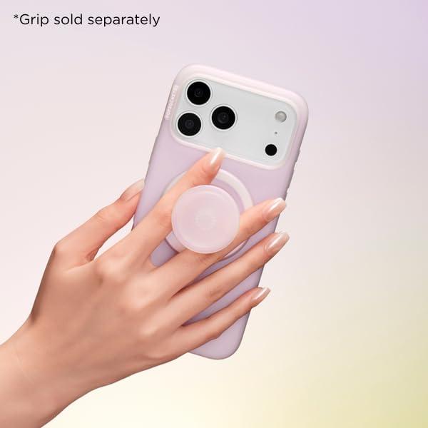 imagePopSockets iPhone 15 Pro Max Case Compatible with MagSafe Phone Case for iPhone 15 Pro Max Wireless Charging Compatible Case Only TurquoiseOpalescent White