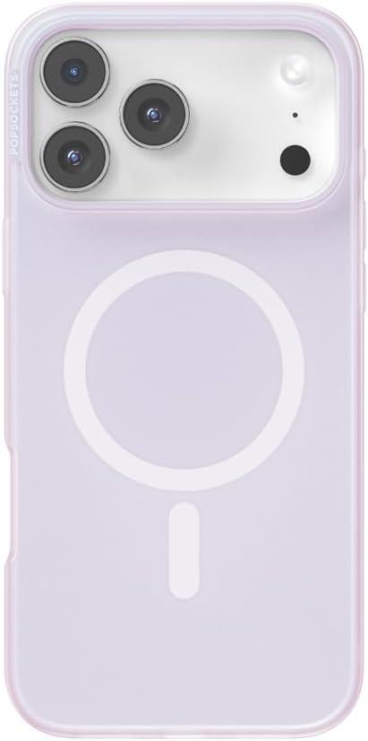 imagePopSockets iPhone 15 Pro Max Case Compatible with MagSafe Phone Case for iPhone 15 Pro Max Wireless Charging Compatible Case Only TurquoiseOpalescent White