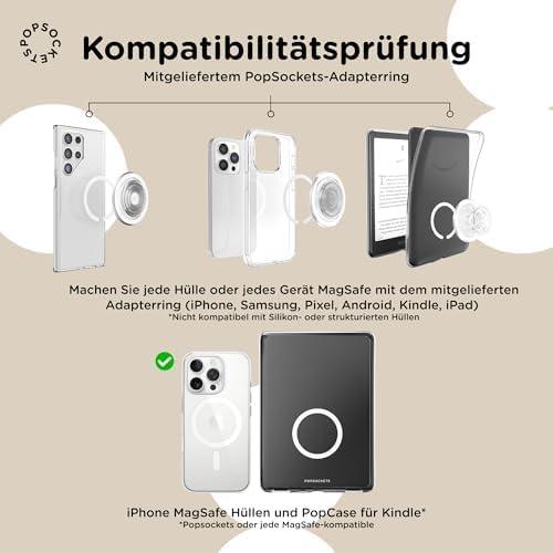 imageTitle PopSockets Phone Grip for MagSafe with Kickstand Magnetic Stand Swappable Top Secure Hold for iPhone MagSafe Cases Phone amp Tablet Grip Ripple Iridescent AbsintheHappy Reflex