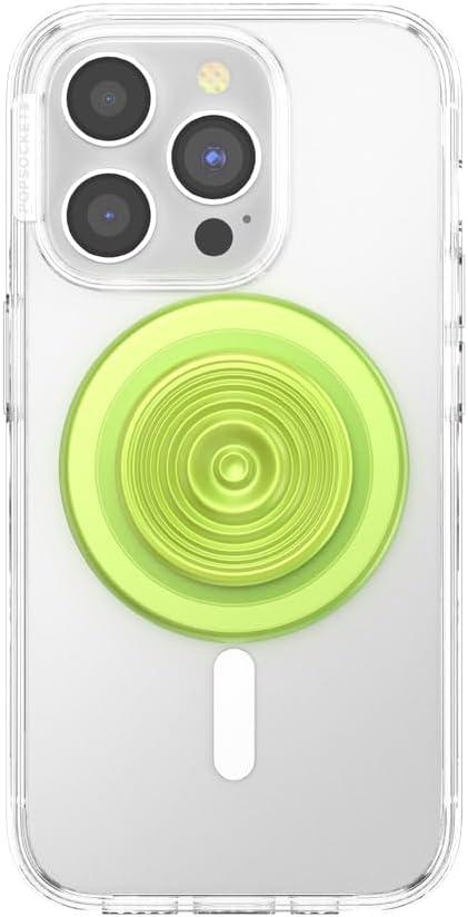 imageTitle PopSockets Phone Grip for MagSafe with Kickstand Magnetic Stand Swappable Top Secure Hold for iPhone MagSafe Cases Phone amp Tablet Grip Ripple Iridescent AbsintheAbsinthe