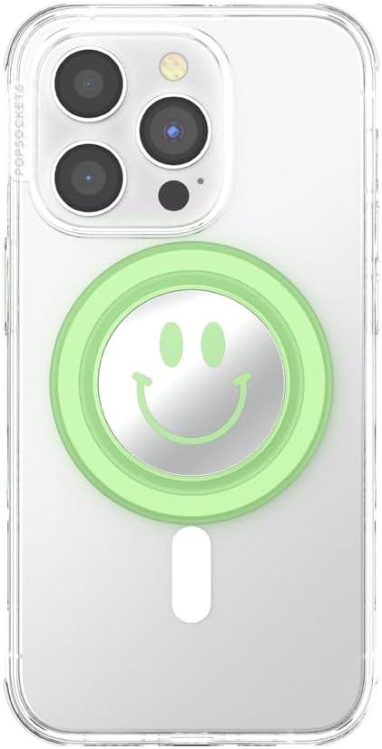 imageTitle PopSockets Phone Grip for MagSafe with Kickstand Magnetic Stand Swappable Top Secure Hold for iPhone MagSafe Cases Phone amp Tablet Grip Ripple Iridescent AbsintheHappy Reflex