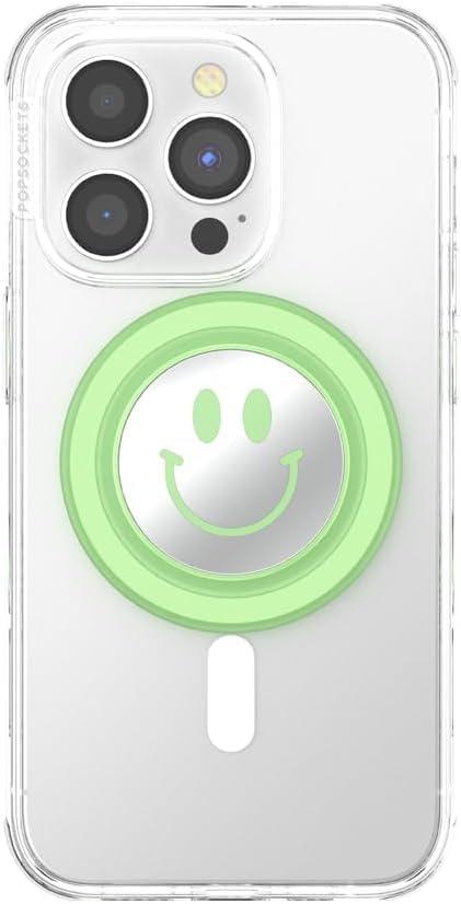 imageTitle PopSockets Phone Grip for MagSafe with Kickstand Magnetic Stand Swappable Top Secure Hold for iPhone MagSafe Cases Phone amp Tablet Grip Ripple Iridescent AbsintheHappy Reflex